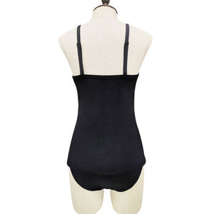 OEM Hot Selling Two Piece <b>Tankini</b> Swimsuit Solid Color V-neck Bandeau Strap Beachwear Triveers <b>Tankini</b> For <b>Women's</b> 2026 - Product Image 3