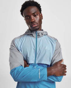 Vente en gros coupe-vent en nylon veste à fermeture éclair pour pantalon vente en gros coupe-vent en polyester streetwear veste coupe-vent pour homme - Product Image 4