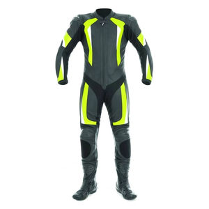 Combinaison de course moto personnalisée pour homme en cuir avec protection CE – Équipement de conduite sur route et sur circuit - Product Image 6