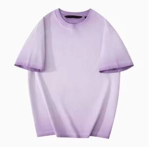 T-shirts pour hommes de qualité supérieure en gros, fournisseur de t-shirts à manches courtes pour hommes en 100 % coton, t-shirts délavés à l'acide, t-shirts unis personnalisés Fighter - Product Image 3