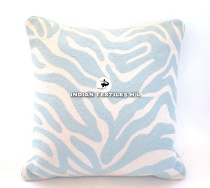 New Look lana hecha a mano Crewel bordado Cadena de lana cosida funda de cojín para sofá sala de estar producto de Venta caliente - Product Image 6