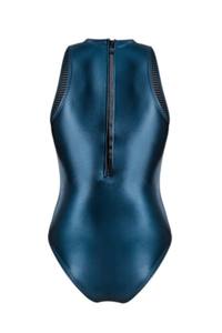 Maillot de bain athlétique professionnel pour femmes en Spandex/Polyester, séchage rapide, respirant, personnalisable OEM/ODM - Product Image 3