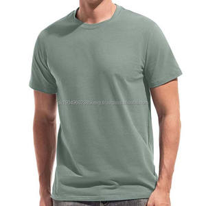 T-shirts pour hommes à col rond en coton polyester, style décontracté, tissu respirant, nouveau style, dernière mode, matière personnalisée, été - Product Image 5