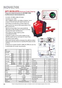 รถยกพาเลทไฟฟ้าแบบถ่วงน้ำหนัก ระบบ AC ขั้นสูง (รับน้ำหนัก 2 ตัน ยกสูง 7200 มม.) แบตเตอรี่ลิเธียม-ไอออน - Product Image 4