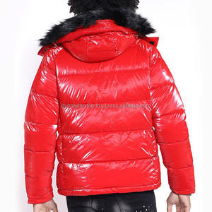 Custom Winter Fashion <b>Men's</b> Eco-Friendly Windproof Puffer <b>Jacket</b> with Stand Collar Warm & Comfortable - Product Image 5