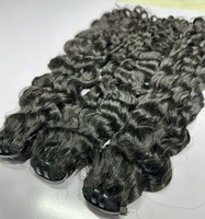 Prix de gros Cheveux bouclés birmans, cheveux naturels en trame, cheveux humains bruts non traités, fournisseur du Vietnam