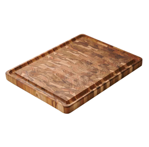 Planche à découper en bois sculpté artisanal, acacia naturel, qualité supérieure - Product Image 4