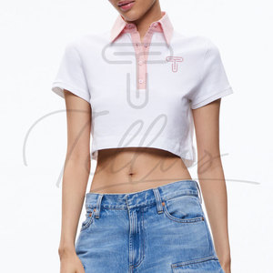Camiseta Corta de Verano de Alta Calidad para Mujer, Precios Razonables, Camisetas Cortas de Primera Calidad para Mujer - Product Image 3