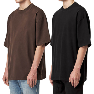 T-shirt sportif surdimensionné pour homme en coton/fibre de bambou avec impression numérique, poids du tissu 260g, modèle 20686 - Product Image 5