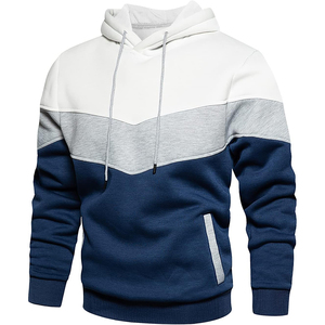 Wholesale Men's Pullover <b>Hoodies</b> 100% Cotton Fleece Fabric Pocket Design Quick Dry & Breathable Customized Logo Option - Product Image 1
