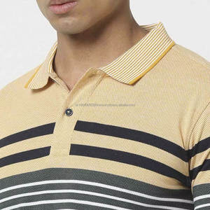 Polo pour homme confortable et tendance, coupe ajustée, couleur unie, design personnalisable - Product Image 5