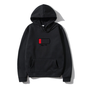 Sweat-shirt personnalisé de haute qualité en polyester/coton uni pour l'hiver, pull à capuche uni, vêtements de sport pour hommes - Product Image 1