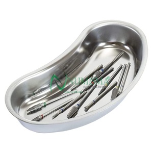 Plateaux rénaux en acier inoxydable allemand pour la chirurgie générale, les opérations ORL, l'utilisation en salle d'opération, vente en gros, manuel - Product Image 4