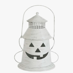 Halloween <b>Lantern</b> <b>Tealight</b> Holder 12x8x6 inch For Halloween Decoration Candle <b>lanterns</b> Orange Finish - Product Image 5