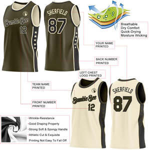Ensemble d'uniformes de basketball réversibles au design le plus récent, maillot et short en mesh à séchage rapide, tenue d'entraînement personnalisée pour équipe, fournisseur en gros OEM/ODM - Product Image 3