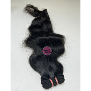 Extensions de cheveux indiens vierges Remy 100% Arrow Exim, double trame, ondulées/bouclées, 100g (Origine Tamil Nadu) - Product Image 1