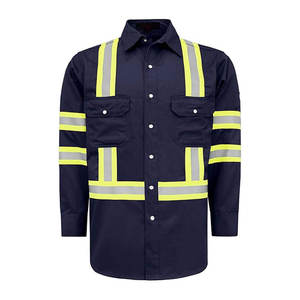 เสื้อเชิ้ตแขนยาวสำหรับทำงาน ใส่สบาย ทนทาน เหมาะสำหรับชุดยูนิฟอร์มสำนักงาน เสื้อเชิ้ตทำงานผู้ชายแบบมืออาชีพ ติดกระดุม - Product Image 1