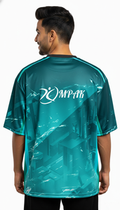 T-shirt surdimensionné de style urbain premium pour hommes, streetwear décontracté - Product Image 2