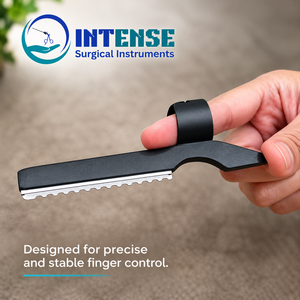 Maquinilla de Afeitar Profesional con Agarre para Dedos, Herramienta de Precisión para Depilación y Afeitado de Piel, Instrumentos Quirúrgicos Intensivos para Uso en Salón - Product Image 3