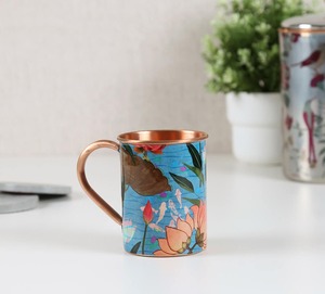 Carafe de Luxe Écologique à Double Paroi en Cuivre Pur avec Finition Imprimée – Solution Saine pour le Stockage de l'Eau – Prix Usine - Product Image 1