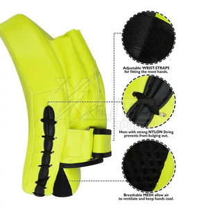 Guantes de Boxeo de Cuero Duradero con Agarre Ergonómico para Entrenamiento de Precisión de Golpes, Reflejos y Ejercicios Diarios - Product Image 2