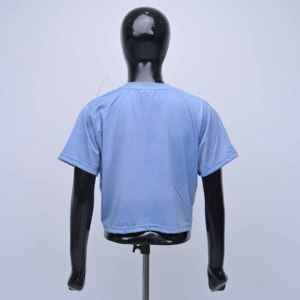 High Quality wholesale Custom Print Crew Neck Full Sleeve Women's T-Shirt Regular Fit 100% Cotton Quick Dry Boxy - Product Image 3