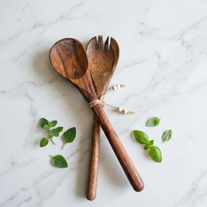 Cuillère en bois pour servir, cuillère pour spatules de cuisine, cuillère pour table à manger, cuillère à soupe, ensemble de cuillères artisanales pour la cuisine - Product Image 3