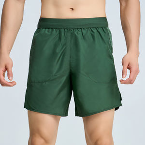 Pantalones Cortos Casuales de Lona de Poliéster/Algodón para Hombre, con Logotipo Personalizado, Cierre con Cordón, Cintura Media, Largos hasta la Rodilla, Ecológicos y Transpirables - Product Image 4