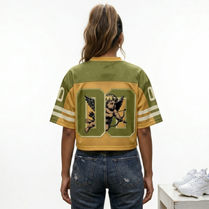 Camiseta de malla con cuello en V estilo boxy Glory Custom, nueva camiseta gráfica de estilo vintage a la moda para uso unisex en la calle y informal. - Product Image 6