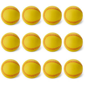Balle de baseball d'entraînement professionnelle personnalisée en cuir véritable avec noyau en liège pour usage officiel en ligue, OEM ODM - Product Image 1