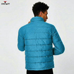 Wholesale Price New Arrival <b>Light</b> Weight Oversized Bubble Winter Waterproof Custom Canvas Stand Collar <b>Men</b> Puffer <b>Jacket</b> - Product Image 4