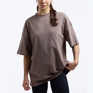 เสื้อยืดผู้หญิง AL-TAUL IMPEX รุ่นคัสตอมสำหรับฤดูร้อน แฟชั่นคุณภาพสูง เสื้อยืดโอเวอร์ไซส์ผ้าฝ้าย 100% สำหรับผู้หญิง - Product Image 6