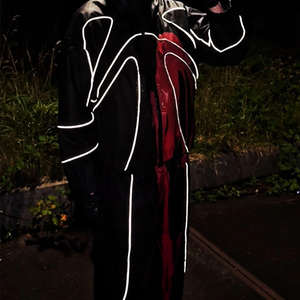 Ensemble de survêtement technique réfléchissant avec veste coupe-vent à capuche et pantalon de jogging pour homme, tenue de sport de plein air, streetwear - Product Image 6