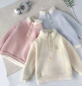 Cardigan d'automne pour enfants garçons et filles, 100 % coton, imprimé animal, manches bouffantes, écologique, nouveau style, vente chaude - Product Image 1