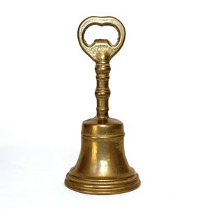 Cloche en aluminium de Noël de qualité supérieure, motif cœur avec texture d'arbre, la plus vendue - Product Image 5