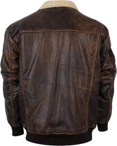New Arrival 2026 <b>Men</b> <b>Leather</b> <b>Jacket</b> Modern Style Genuine <b>Leather</b> <b>Jacket</b> Manufacturer - Product Image 2