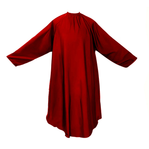 Cape de Coiffure Professionnelle Rouge Imperméable en Polyester avec Logo Personnalisé, Réglable, pour Salon de Coiffure et Barbier, Marque Personnalisée - Product Image 4