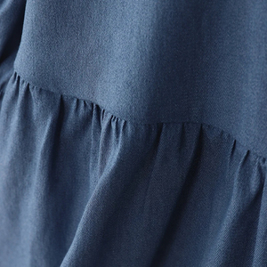 Chemise en jean classique pour femme, manches longues, boutonnée, streetwear, écologique, respirante, épaules tombantes, toutes les couleurs disponibles - Product Image 5