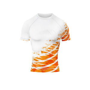 Men’s Long Sleeve Rash Guard UV Protection Compression Swim <b>Shirt</b> - Product Image 5