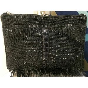 Indian Handmade Luxury <b>Crystal</b> Fashion Accessories Multicolor <b>Beaded</b> Baguette Bag Handle Durable Casual Handbag with Local Styl - Product Image 1