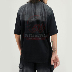 Nouveauté 2026 : T-shirts décontractés pour hommes, effet délavé soleil, respirants, pour l'été - Product Image 2