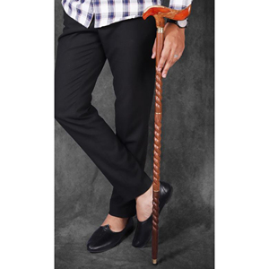 Bastón de madera tallado a mano con cabeza de águila, bastón de madera de lujo con decoración superior, estilo tradicional de pastor. - Product Image 1
