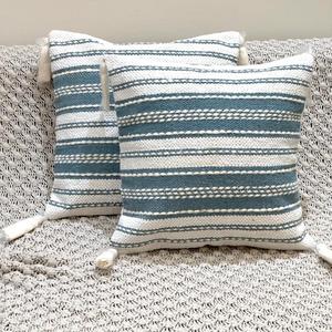Wholesale Customization Luxury Boho Home Decorative Handmade New Wool Woven Cushion Cover Vintage Pattern ITHL - Product Image 4