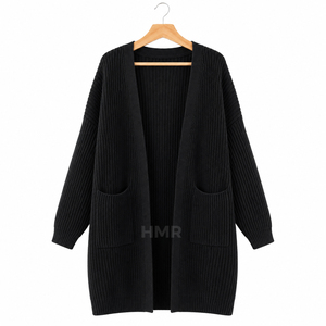HMR Sisterhood Sorority Acrylic <b>Thick</b> Knitted Sweater <b>Cardigan</b> Factory Long Sleeved Loose Large Size Casual Long - Product Image 5