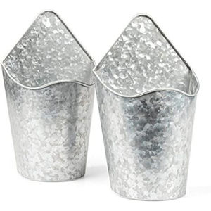 Maceta Redonda de Metal Galvanizado, Estilo Rústico, para Colgar en la Pared, para Decoración Interior y Exterior, Material de Hierro Ecológico - Product Image 3