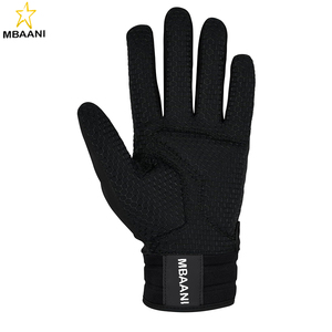 Finch Softball Padded Batting Gloves | Pair | Nonslip Palm | Padded Shock Palm | Flex Mesh Back | Quik Adjust Wrist Tab - Product Image 6