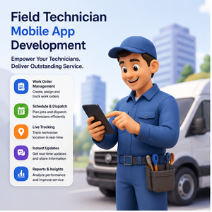 Desarrollo de Aplicaciones Móviles para Servicio Técnico y Campo, Gestión de Pedidos de Trabajo y Despacho de Personal - Product Image 1