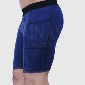 Quick Dry Breathable Lightweight Sports <b>Compression</b> <b>Shorts</b> for <b>Men</b> Elastic Waist Casual Four Way Stretch Fabric for Exercise - Product Image 5