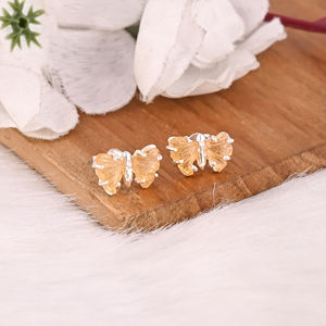 Amazing 925 <b>Sterling</b> <b>Silver</b> Tourmaline <b>Stud</b> <b>Silver</b> Earrings For Women Handmade Designer <b>Silver</b> Plated Earrings Jewelry - Product Image 3