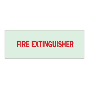 Panneau d'avertissement triangulaire en PVC Brady, rouge et blanc, marqueur d'extincteur pour la sécurité intérieure et extérieure - Product Image 3